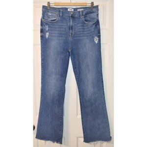 Kensie Jeans, Vintage Luxe, The High Rise Distressed Bootcut Heavy Denim (12/31)